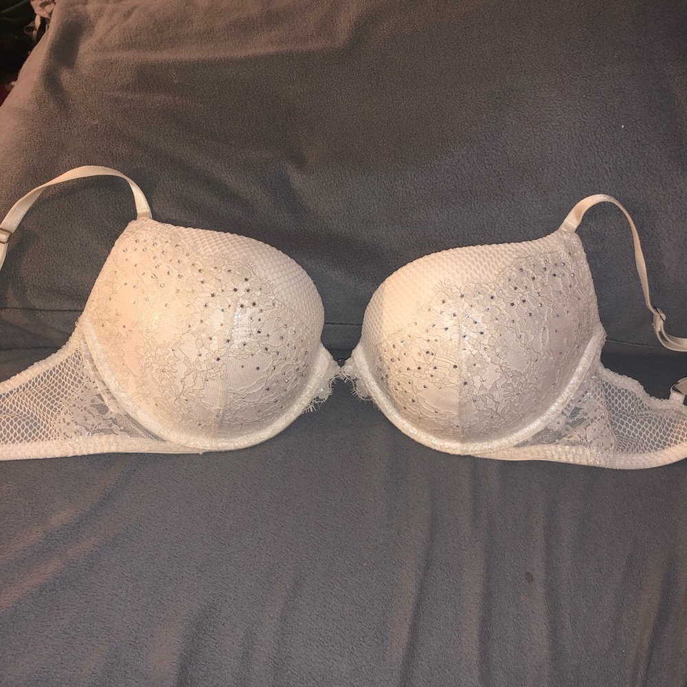Gem studded statement push-up bra by VS